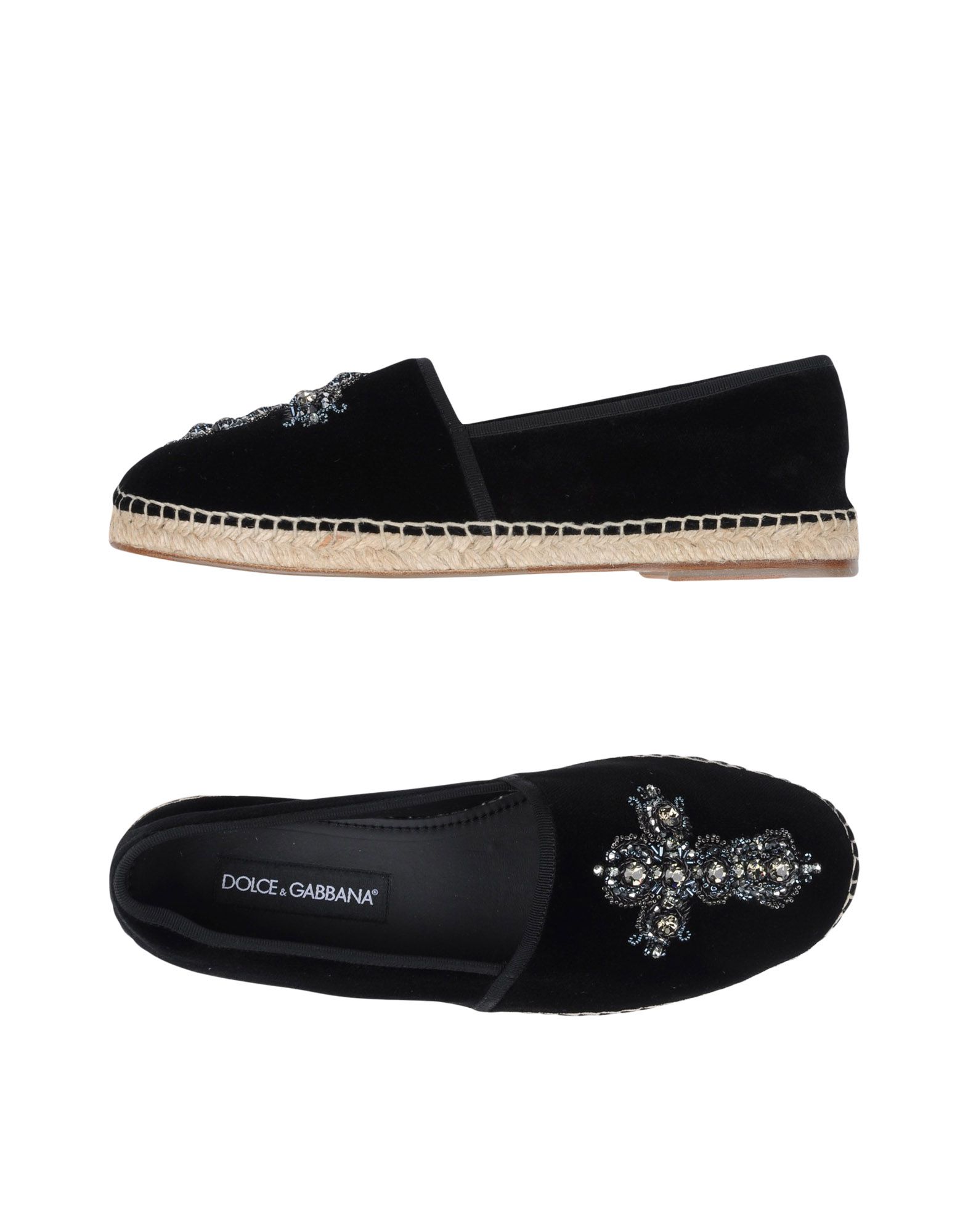 DOLCE&GABBANA Espadrilles Herren Schwarz von DOLCE&GABBANA