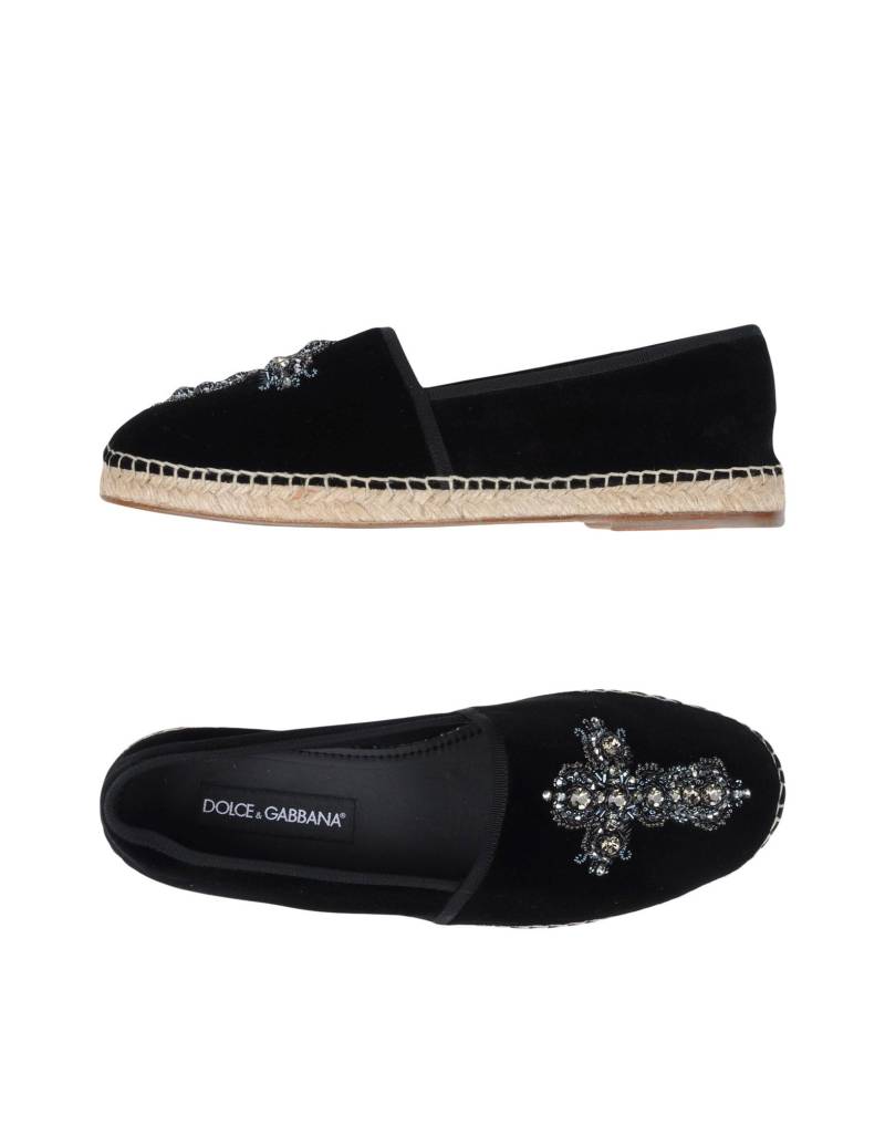 DOLCE&GABBANA Espadrilles Herren Schwarz von DOLCE&GABBANA