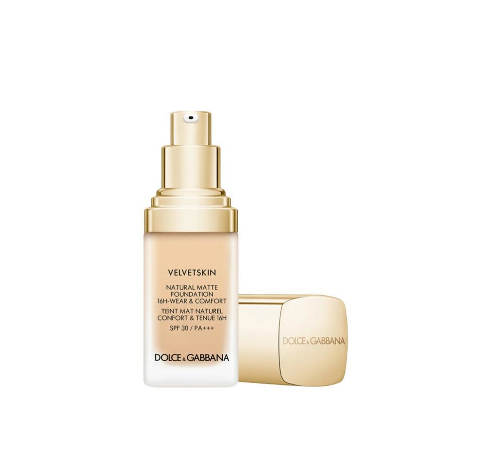 DOLCE & GABBANA Foundation Velvetskin mattierendes Flüssig-Make-up 30 ml - Farbton: Creme DOLCE & GABBANA Foundation Velvetskin mattierendes Flüssig-Make-up 30 ml - Farbton: Creme von DOLCE & GABBANA