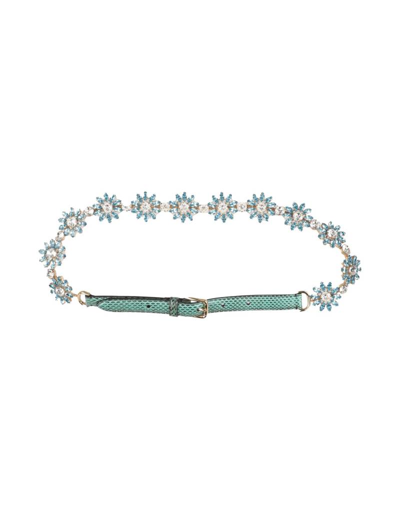 DOLCE&GABBANA Gürtel Damen Azurblau von DOLCE&GABBANA