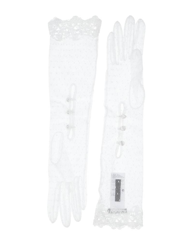 DOLCE&GABBANA Handschuhe Damen Weiß von DOLCE&GABBANA