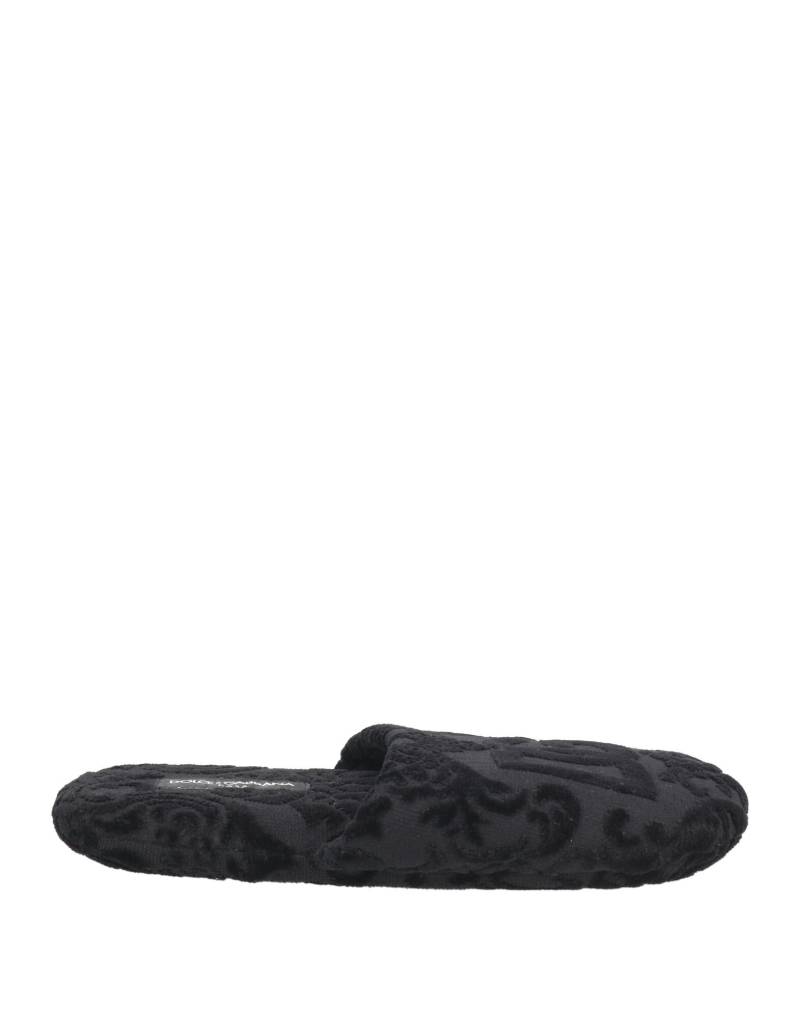 DOLCE&GABBANA Hausschuh Herren Schwarz DOLCE&GABBANA Hausschuh Herren Schwarz von DOLCE&GABBANA