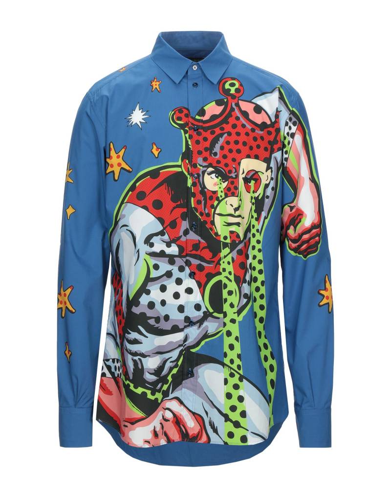 DOLCE&GABBANA Hemd Herren Azurblau von DOLCE&GABBANA