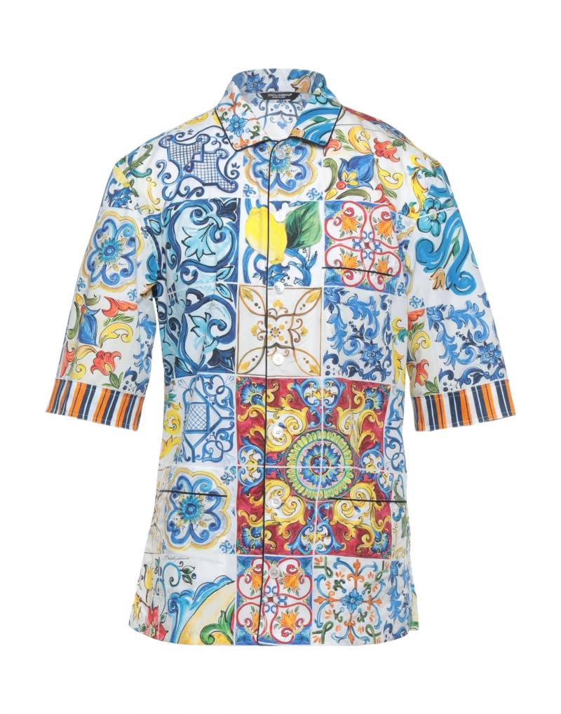 DOLCE&GABBANA Hemd Herren Azurblau von DOLCE&GABBANA