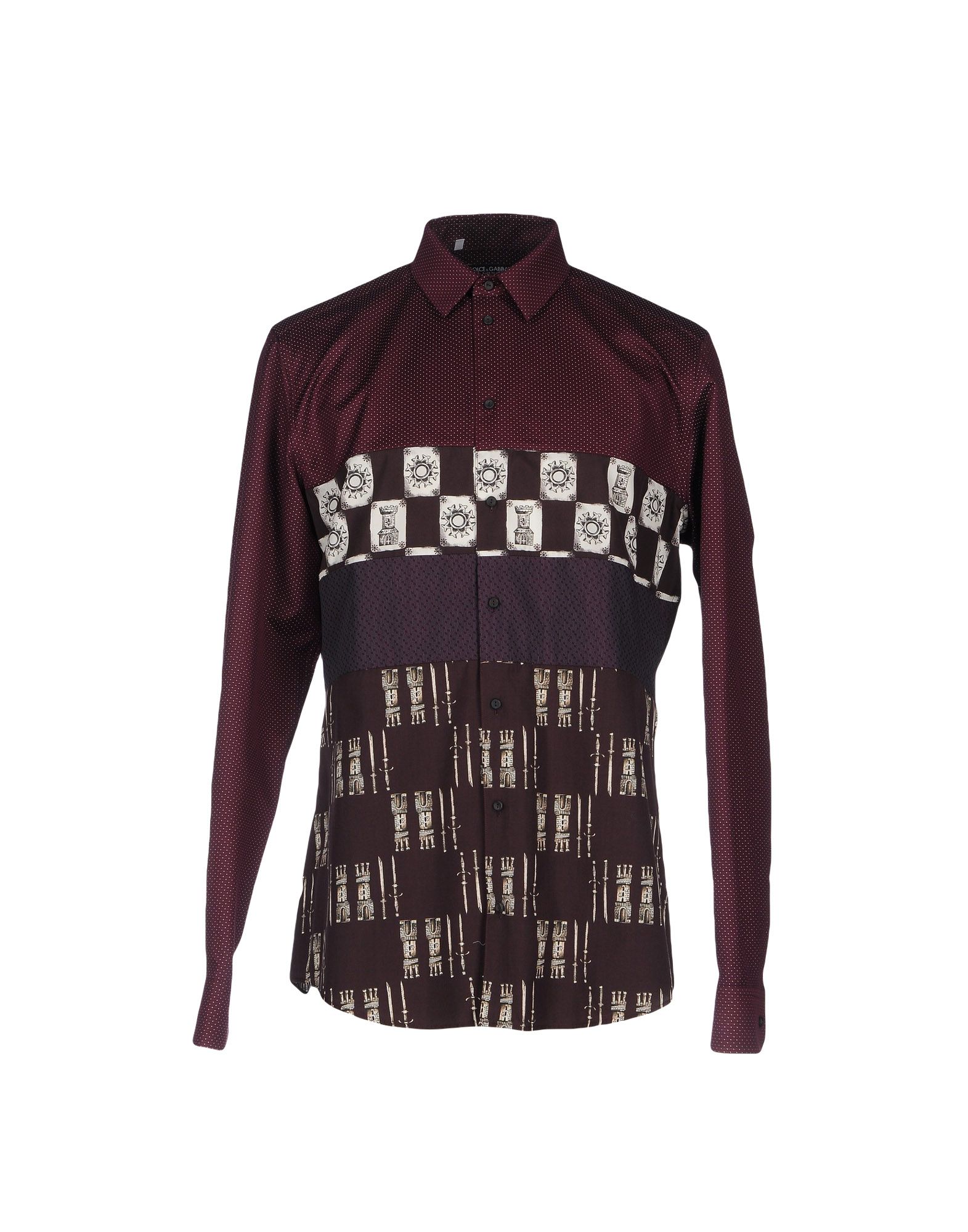 DOLCE&GABBANA Hemd Herren Bordeaux von DOLCE&GABBANA