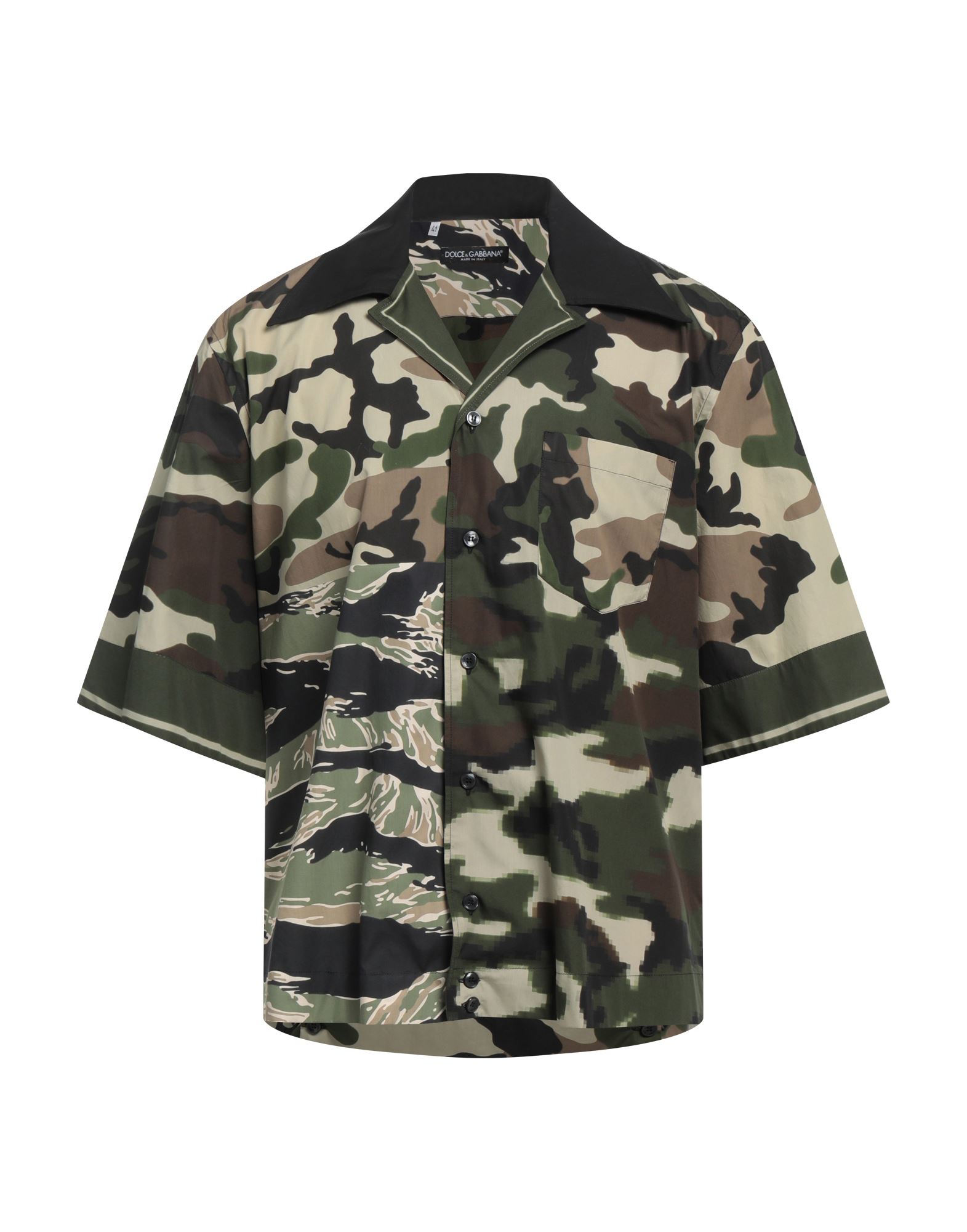DOLCE&GABBANA Hemd Herren Militärgrün von DOLCE&GABBANA