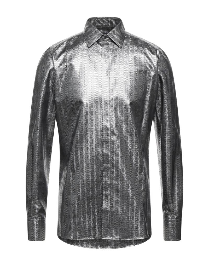 DOLCE&GABBANA Hemd Herren Silber von DOLCE&GABBANA