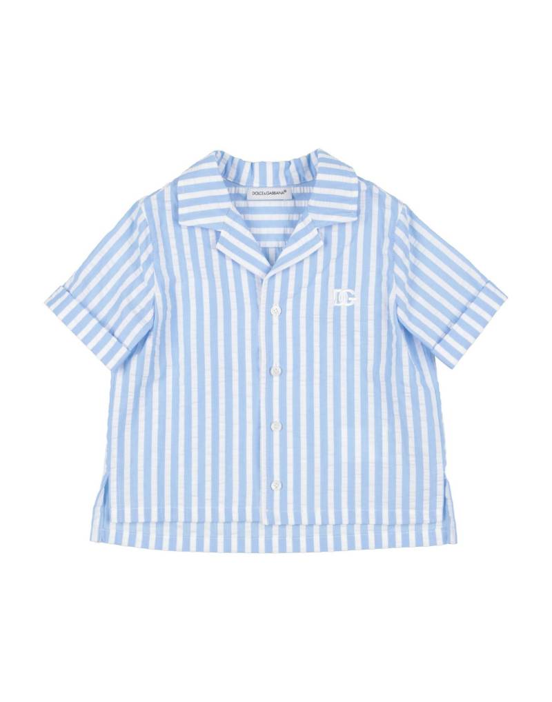DOLCE&GABBANA Hemd Kinder Azurblau von DOLCE&GABBANA