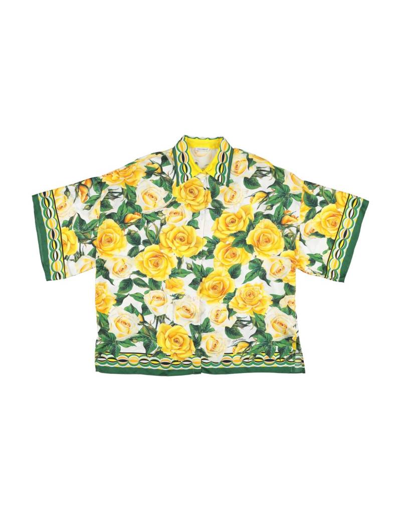 DOLCE&GABBANA Hemd Kinder Gelb von DOLCE&GABBANA