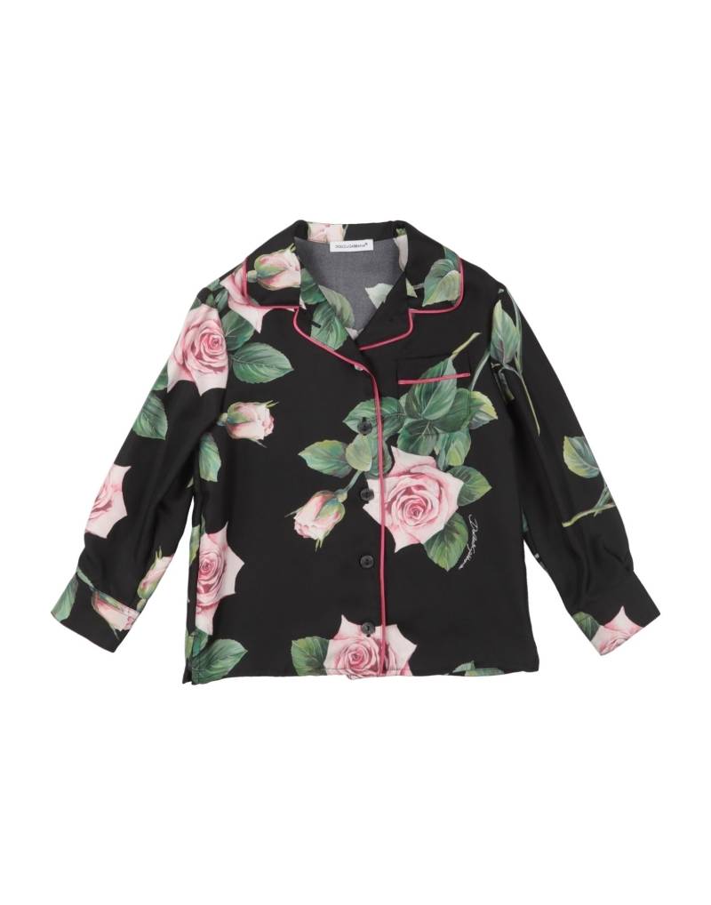 DOLCE&GABBANA Hemd Kinder Schwarz von DOLCE&GABBANA