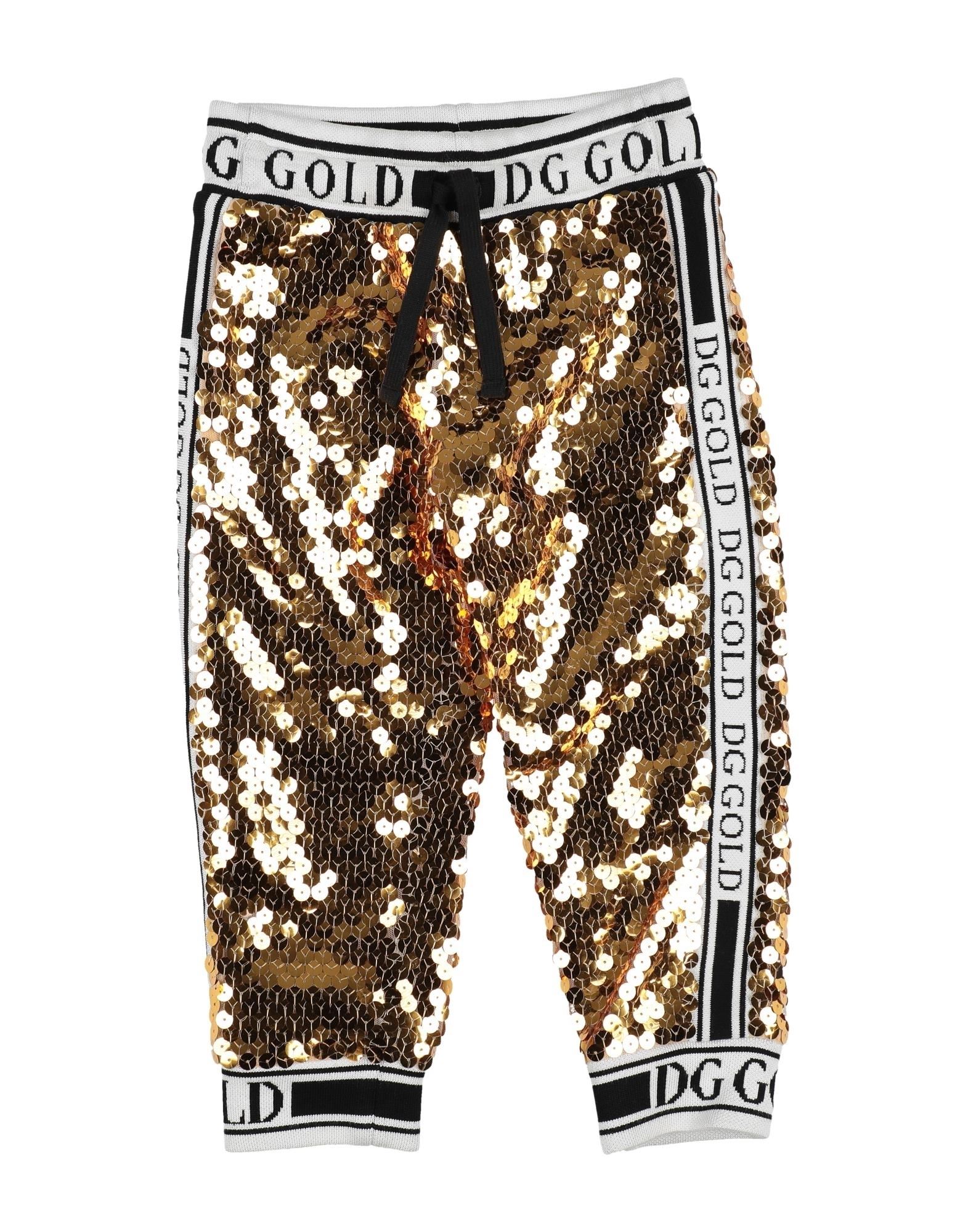 DOLCE&GABBANA Hose Kinder Gold von DOLCE&GABBANA