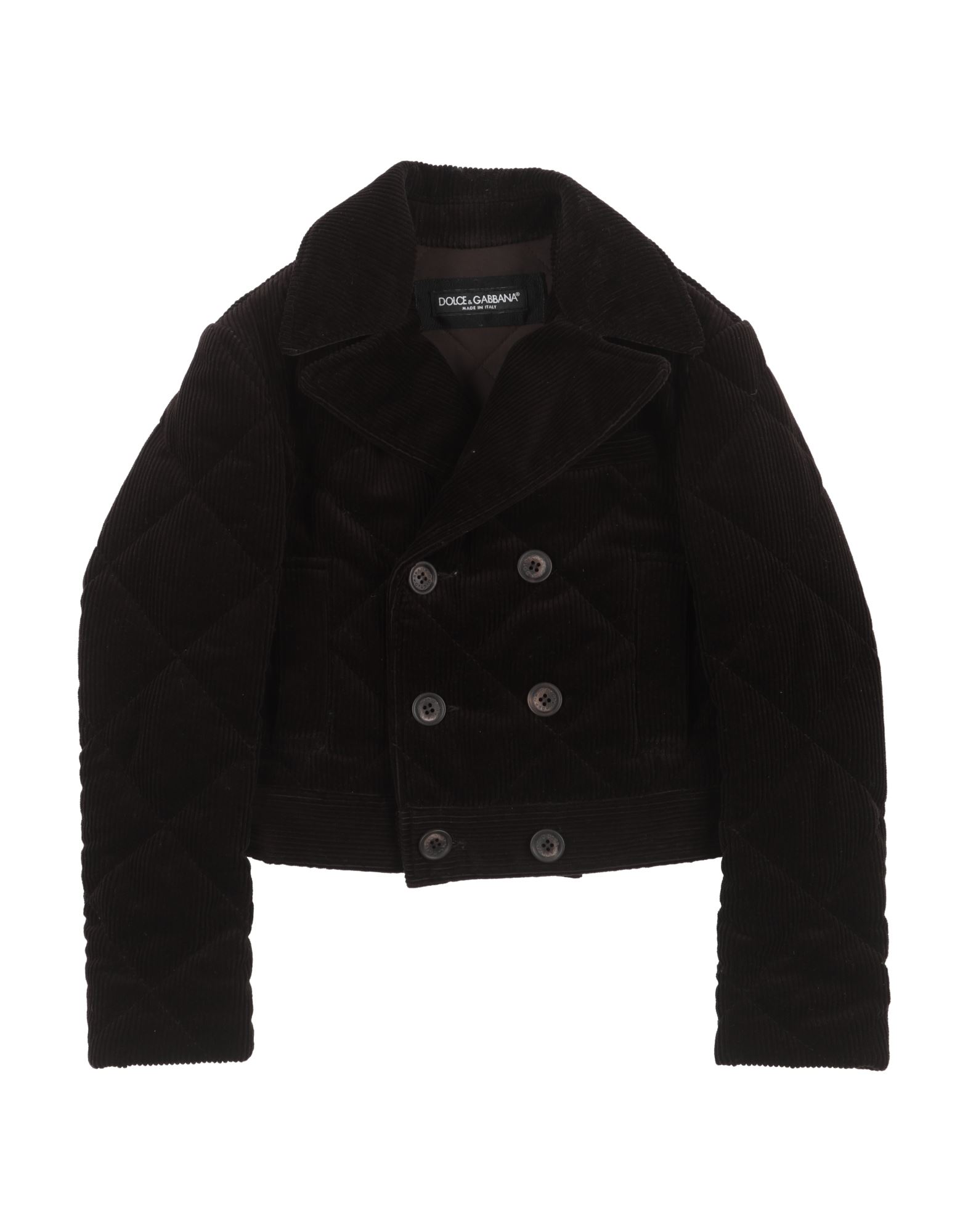 DOLCE&GABBANA Jacke & Anorak Kinder Dunkelbraun von DOLCE&GABBANA