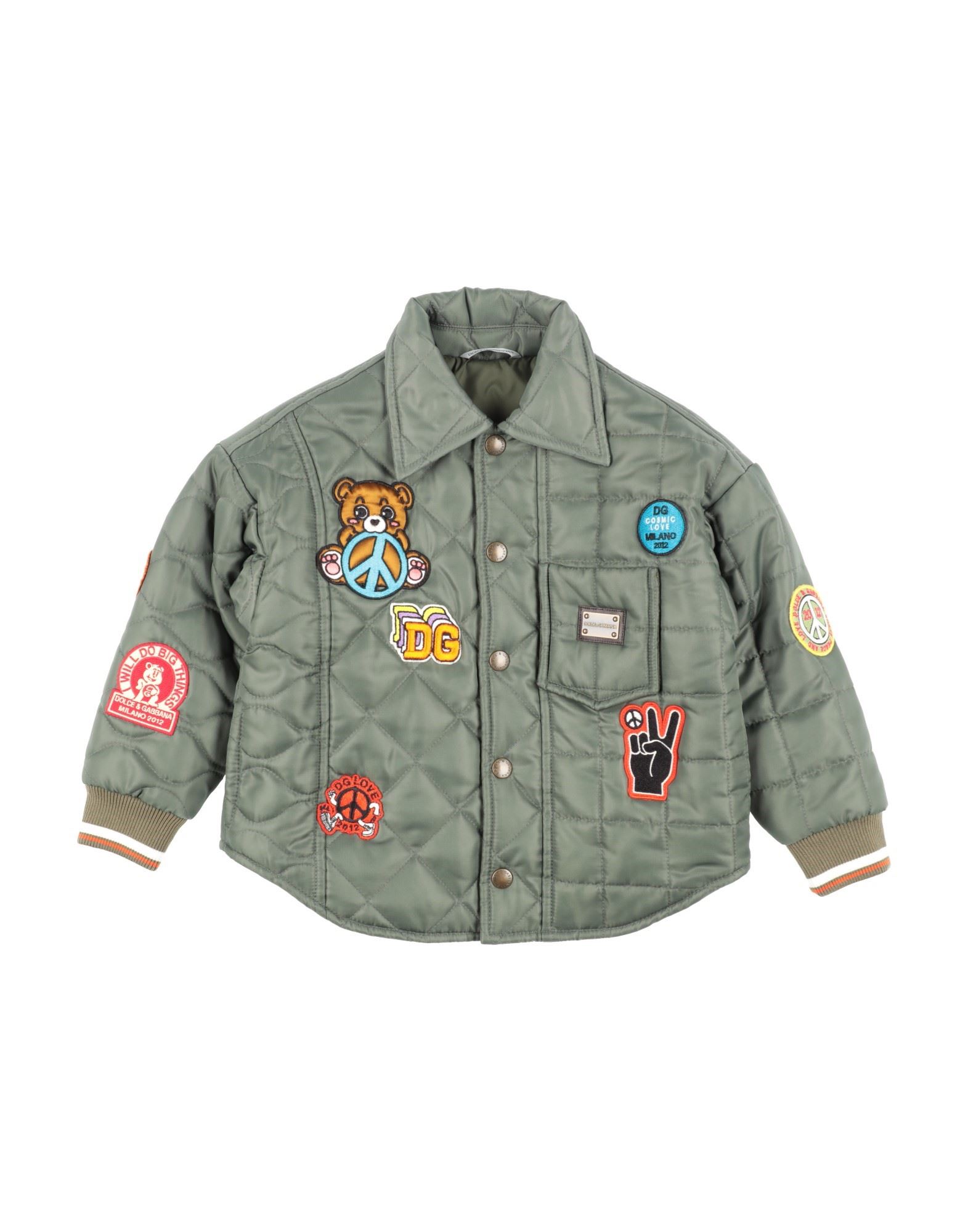 DOLCE & GABBANA Jacke Kinder Militärgrün von DOLCE & GABBANA