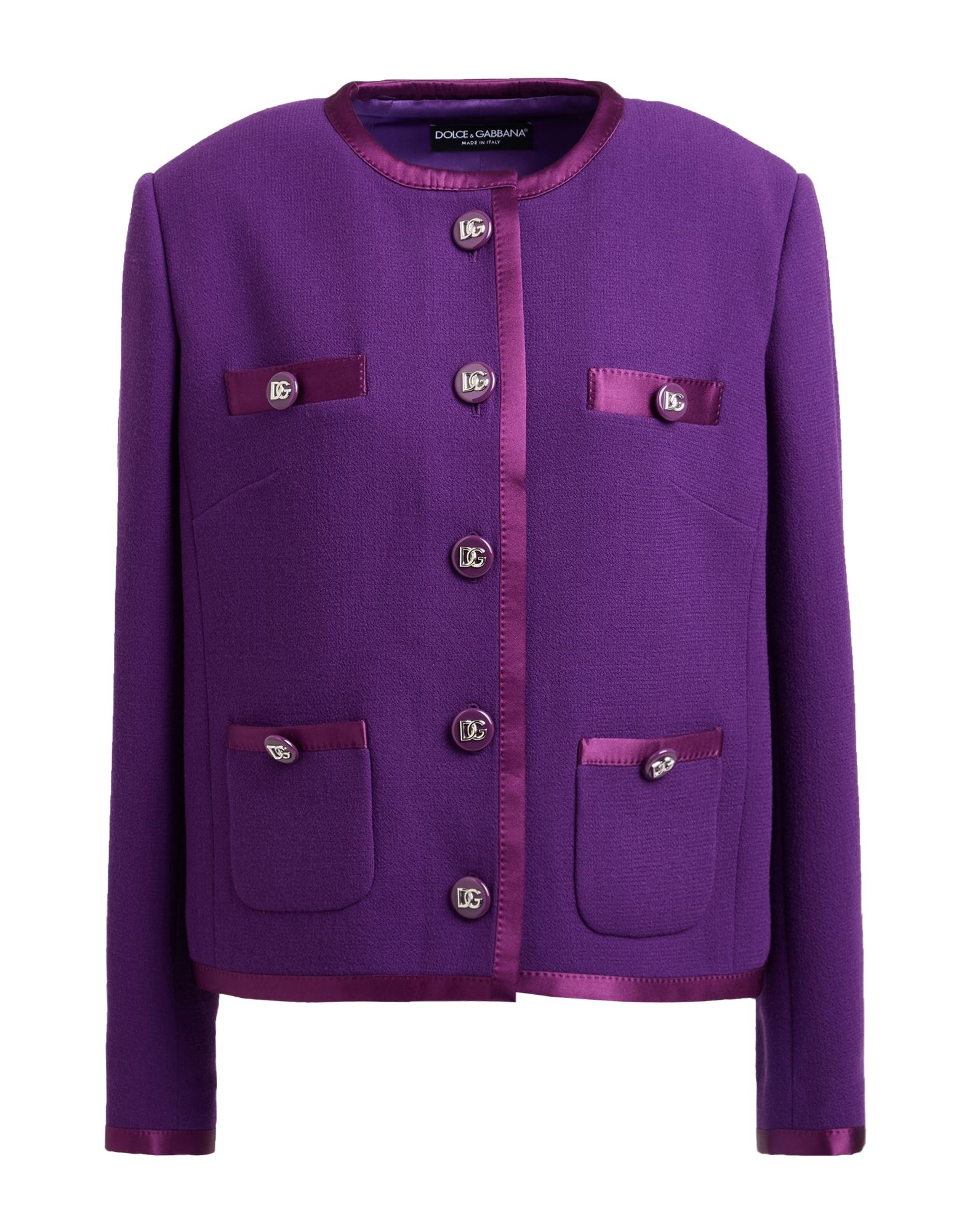 DOLCE&GABBANA Jacke & Anorak Damen Violett von DOLCE&GABBANA