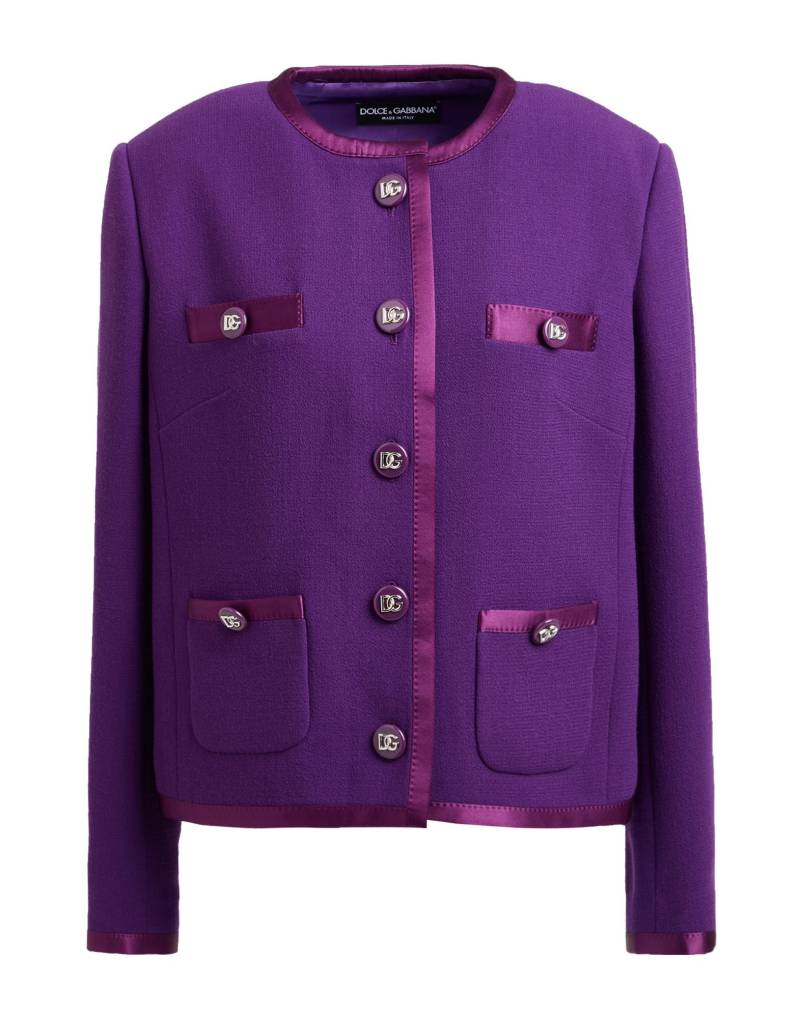 DOLCE&GABBANA Jacke & Anorak Damen Violett DOLCE&GABBANA Jacke & Anorak Damen Violett von DOLCE&GABBANA