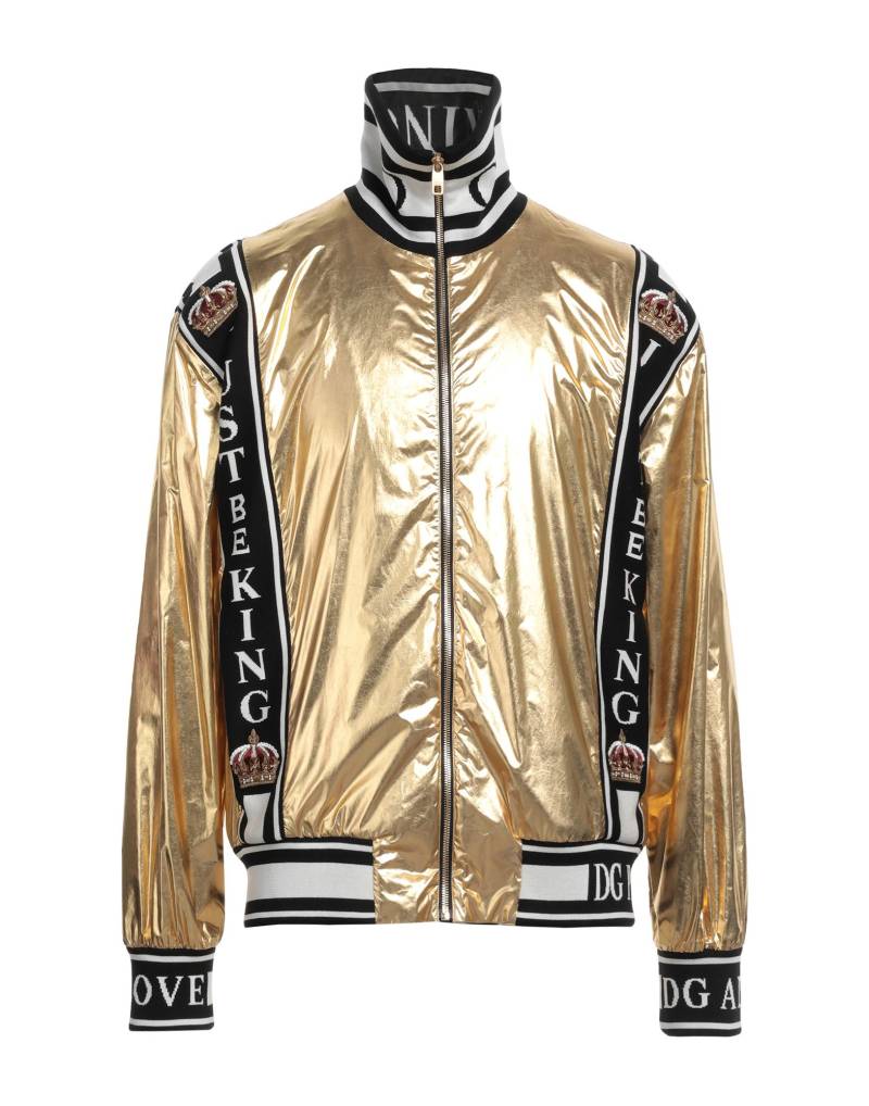 DOLCE&GABBANA Jacke & Anorak Herren Gold von DOLCE&GABBANA