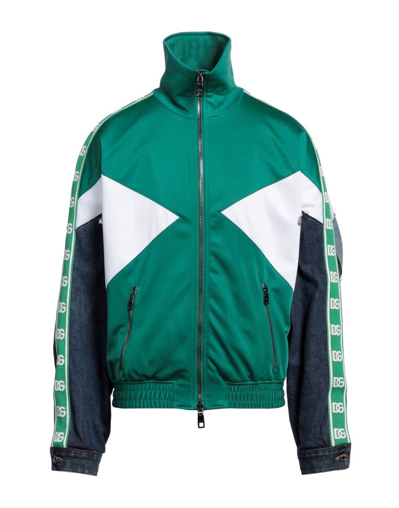 DOLCE&GABBANA Jacke & Anorak Herren Grün von DOLCE&GABBANA