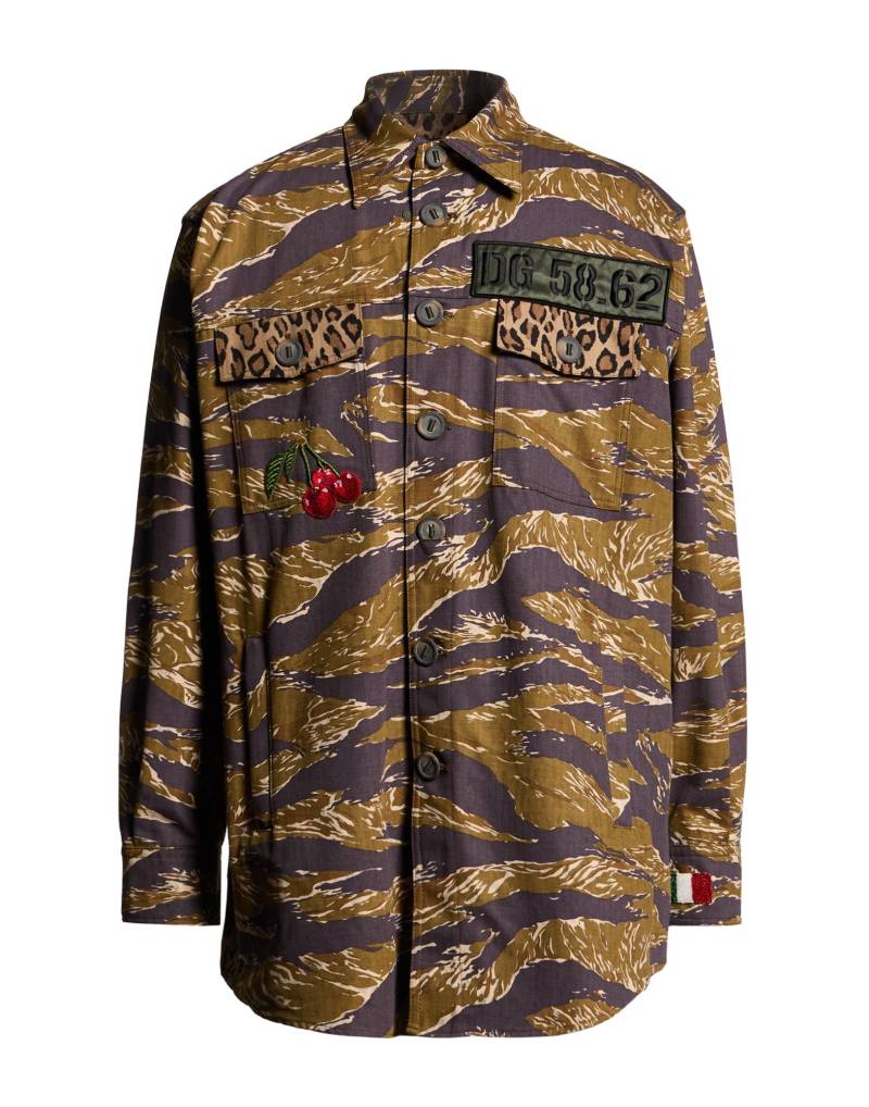 DOLCE&GABBANA Jacke & Anorak Herren Militärgrün von DOLCE&GABBANA