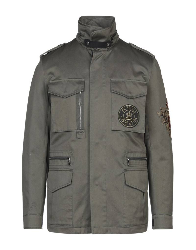DOLCE&GABBANA Jacke & Anorak Herren Militärgrün von DOLCE&GABBANA