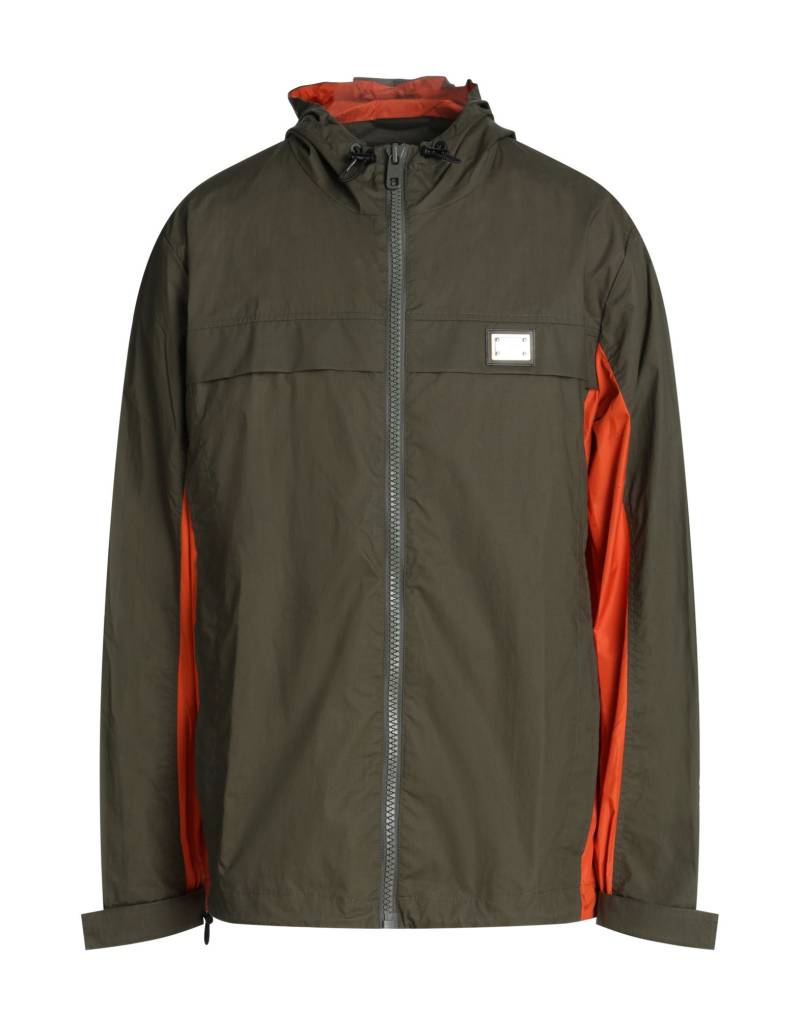 DOLCE&GABBANA Jacke & Anorak Herren Militärgrün von DOLCE&GABBANA