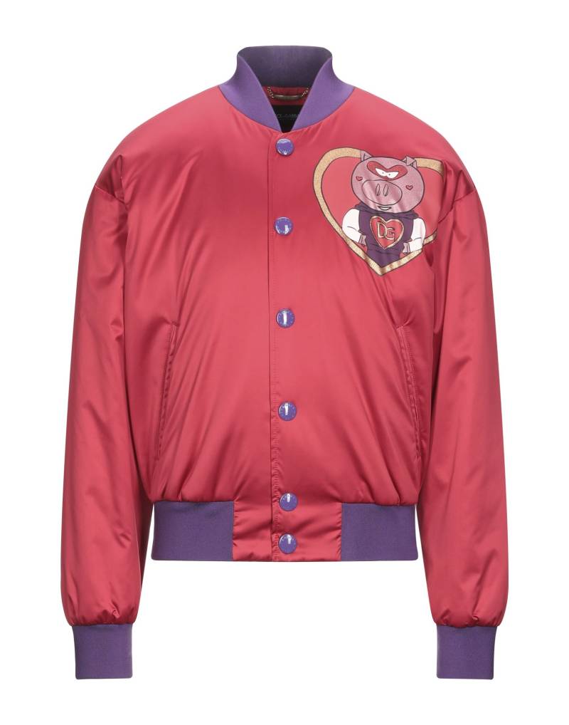 DOLCE&GABBANA Jacke & Anorak Herren Rot von DOLCE&GABBANA