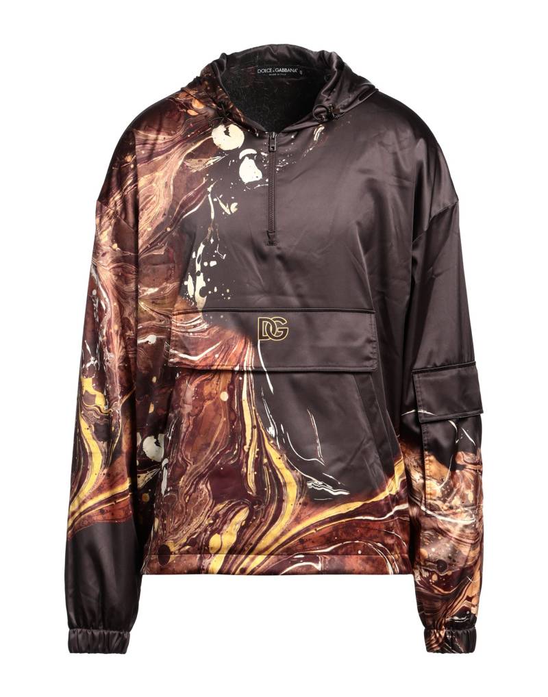 DOLCE&GABBANA Jacke & Anorak Herren Schokobraun von DOLCE&GABBANA