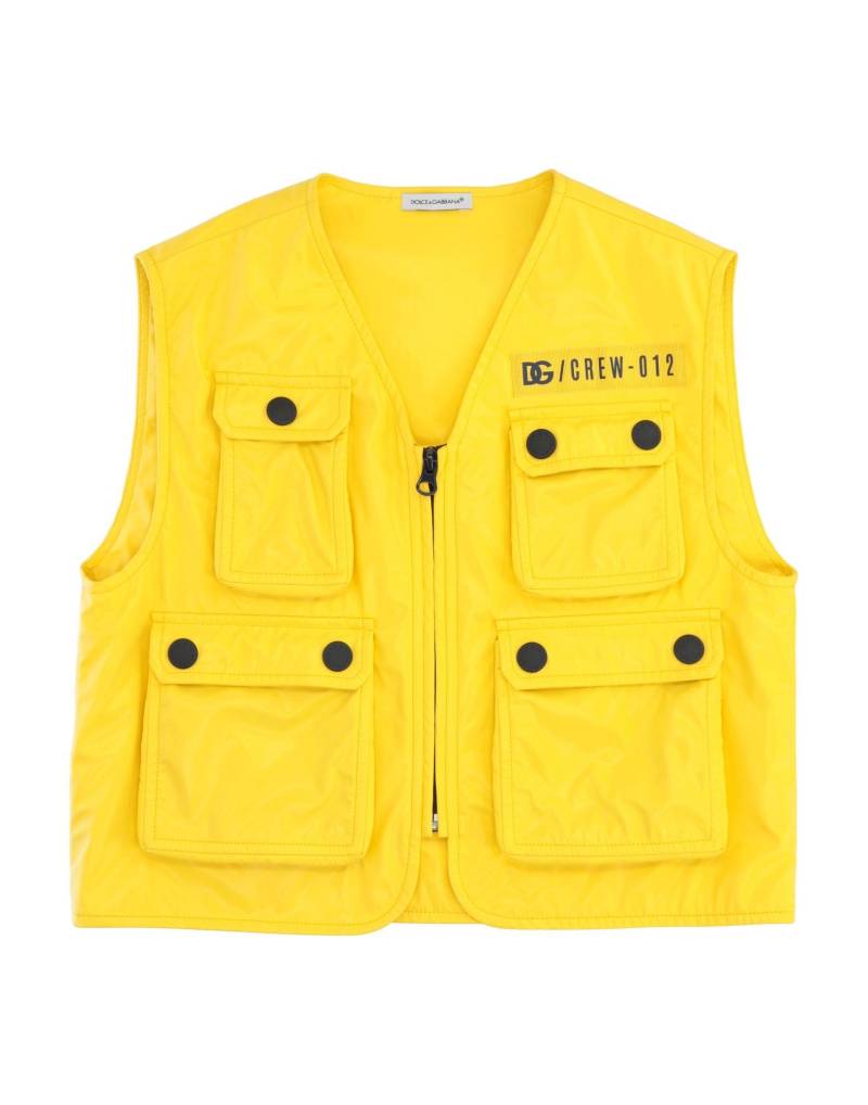 DOLCE&GABBANA Weste Kinder Gelb von DOLCE&GABBANA