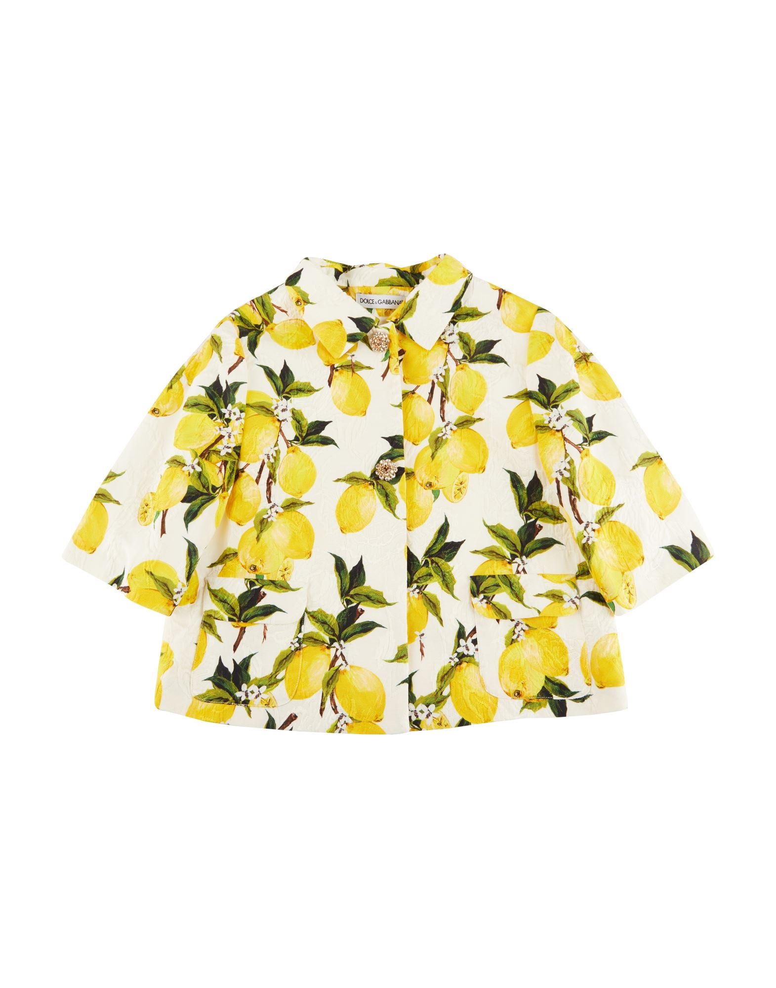 DOLCE&GABBANA Jacke & Anorak Kinder Gelb von DOLCE&GABBANA