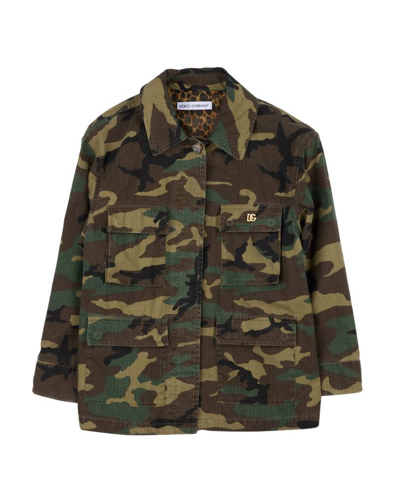 DOLCE&GABBANA Jacke & Anorak Kinder Militärgrün von DOLCE&GABBANA