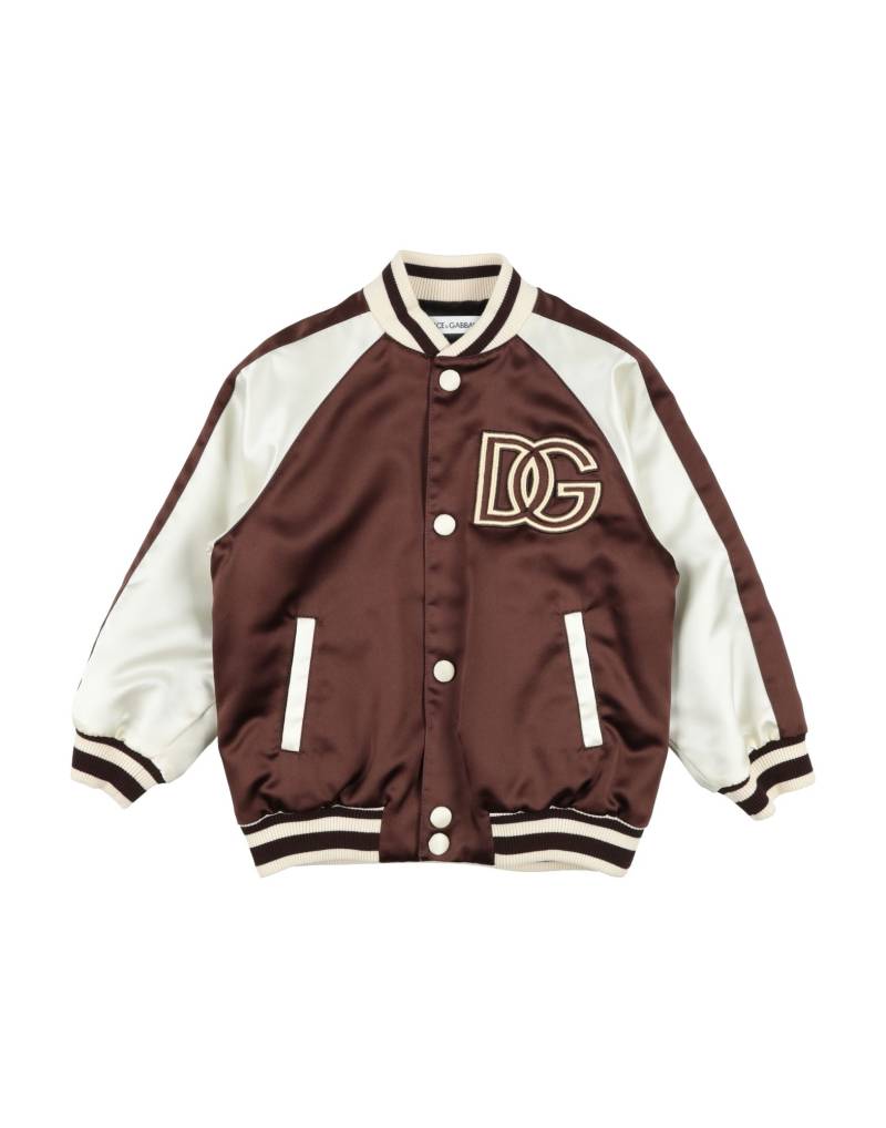 DOLCE&GABBANA Jacke & Anorak Kinder Schokobraun von DOLCE&GABBANA