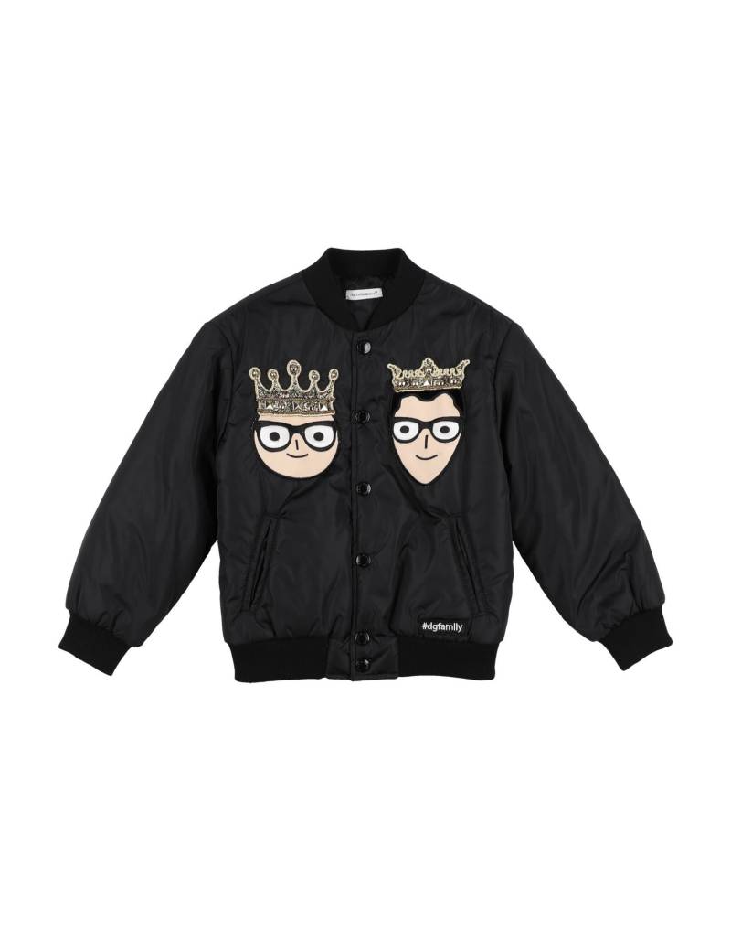 DOLCE&GABBANA Jacke & Anorak Kinder Schwarz von DOLCE&GABBANA