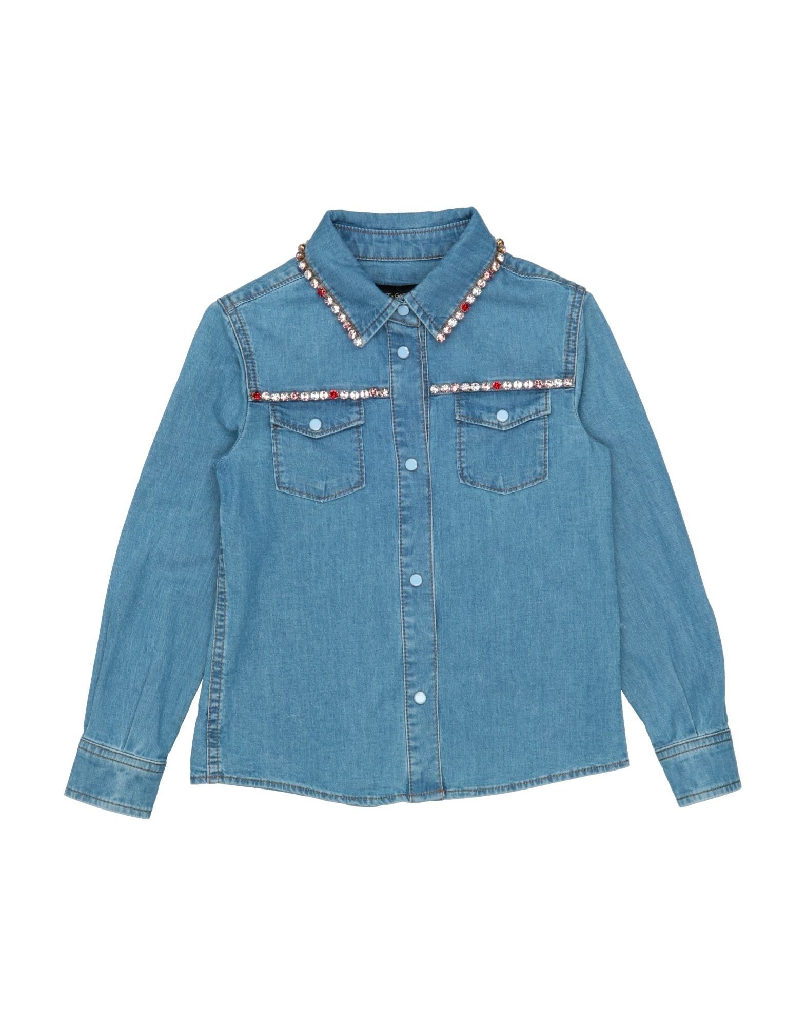 DOLCE&GABBANA Jeanshemd Kinder Blau von DOLCE&GABBANA