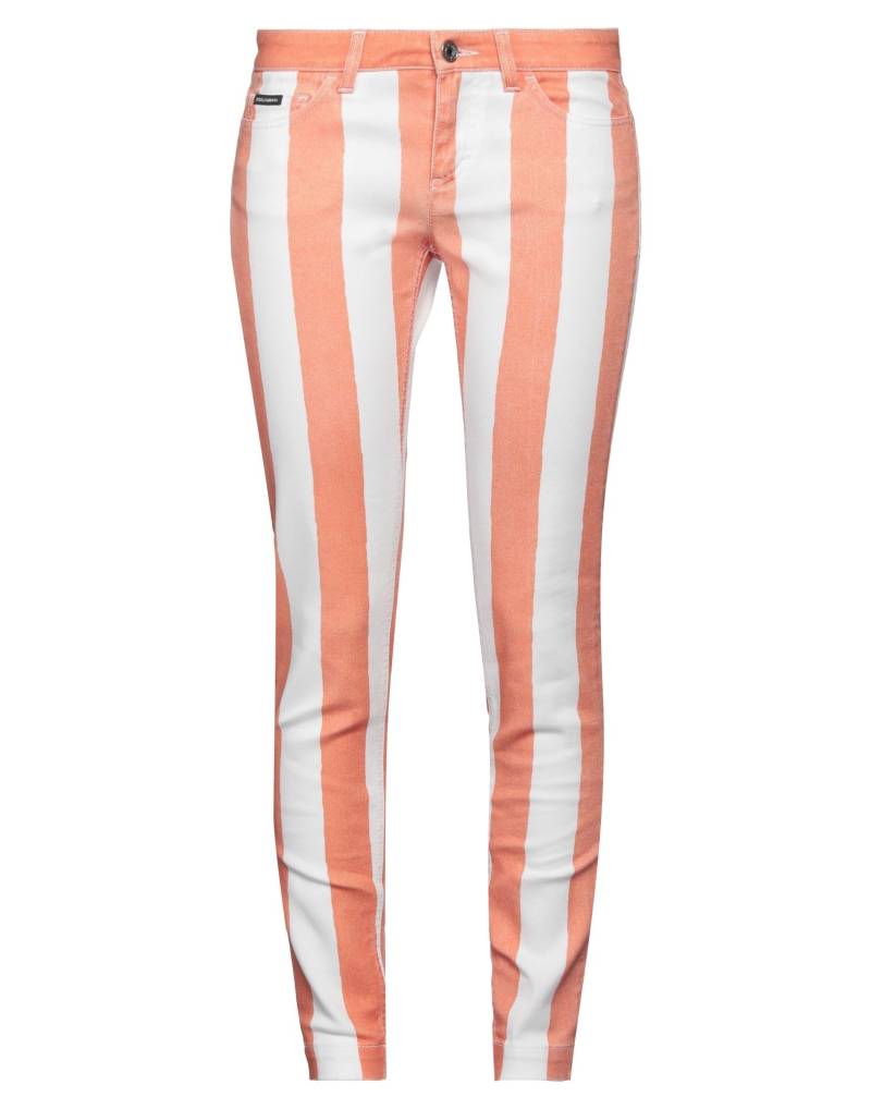 DOLCE&GABBANA Jeanshose Damen Rostrot von DOLCE&GABBANA