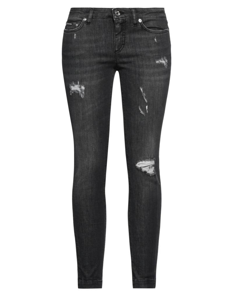DOLCE&GABBANA Jeanshose Damen Schwarz von DOLCE&GABBANA