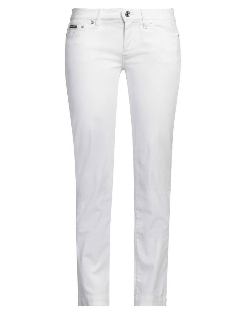 DOLCE&GABBANA Jeanshose Damen Weiß von DOLCE&GABBANA