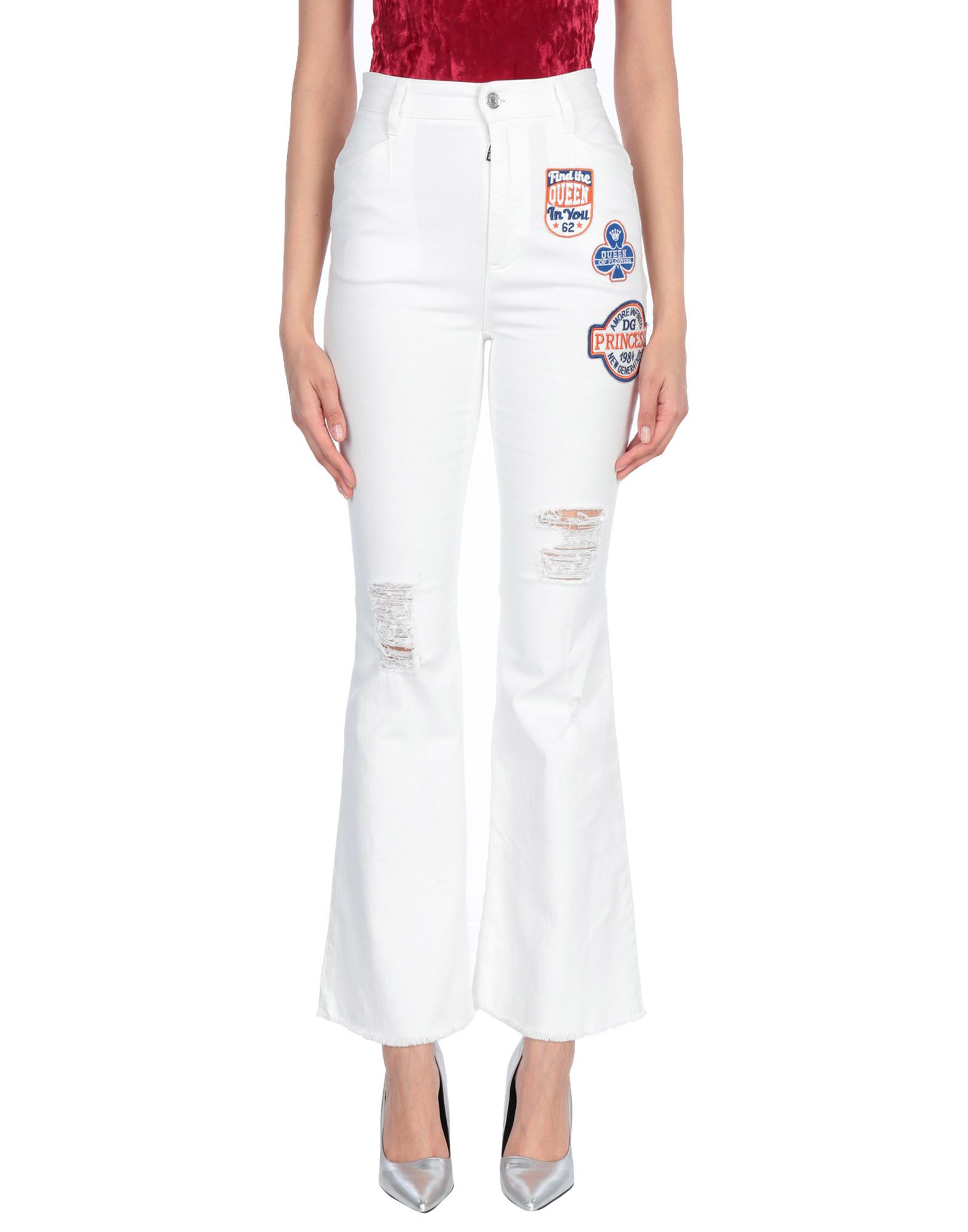 DOLCE&GABBANA Jeanshose Damen Weiß DOLCE&GABBANA Jeanshose Damen Weiß von DOLCE&GABBANA