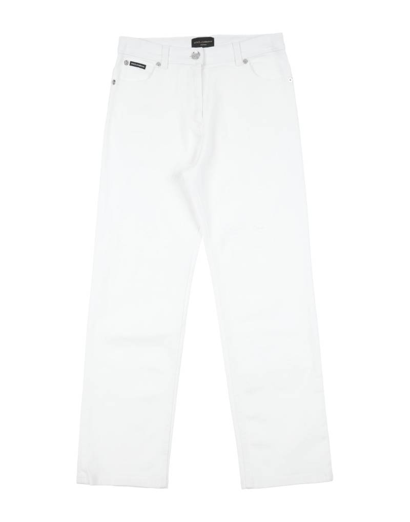 DOLCE&GABBANA Jeanshose Kinder Weiß von DOLCE&GABBANA