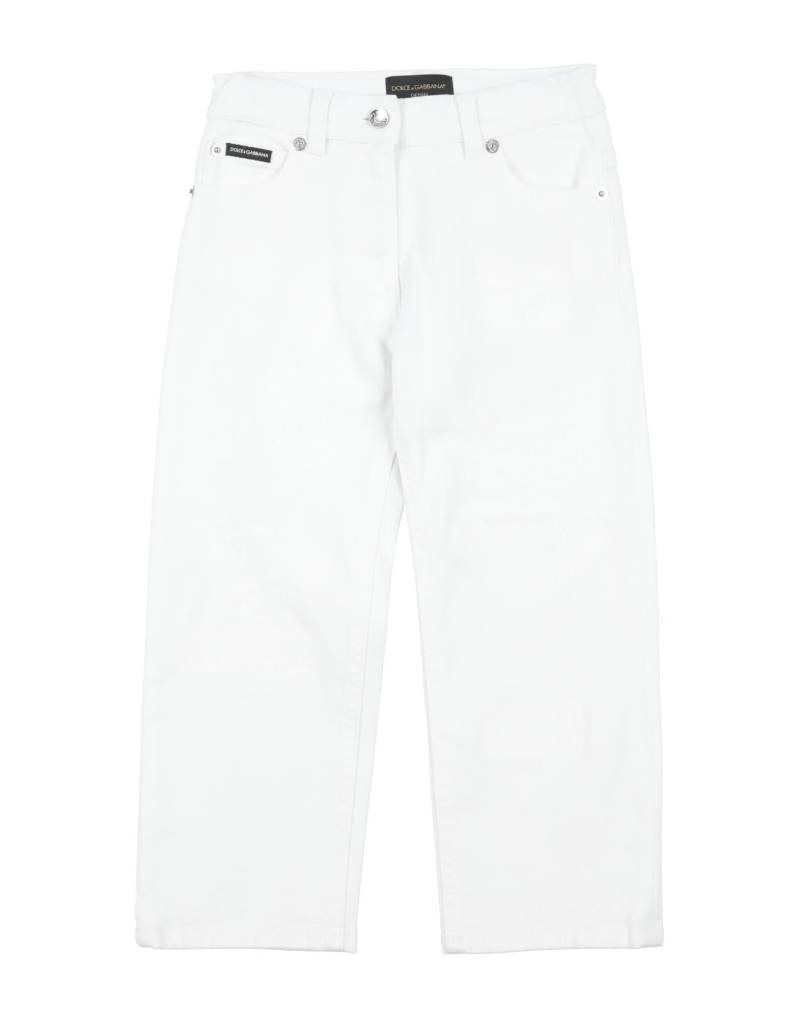 DOLCE&GABBANA Jeanshose Kinder Weiß von DOLCE&GABBANA
