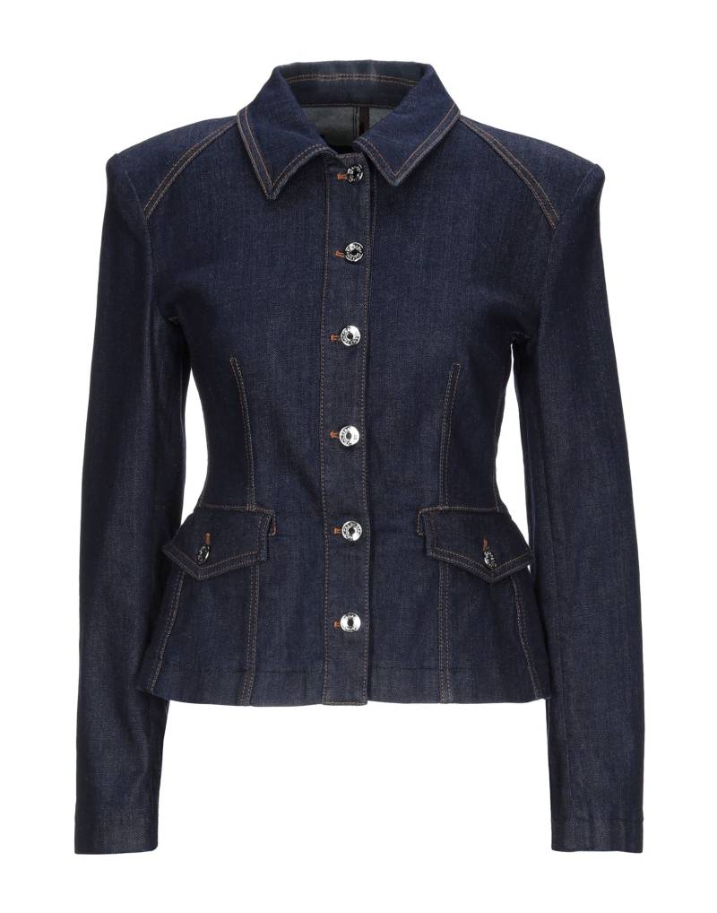 DOLCE&GABBANA Jeansjacke/-mantel Damen Blau von DOLCE&GABBANA