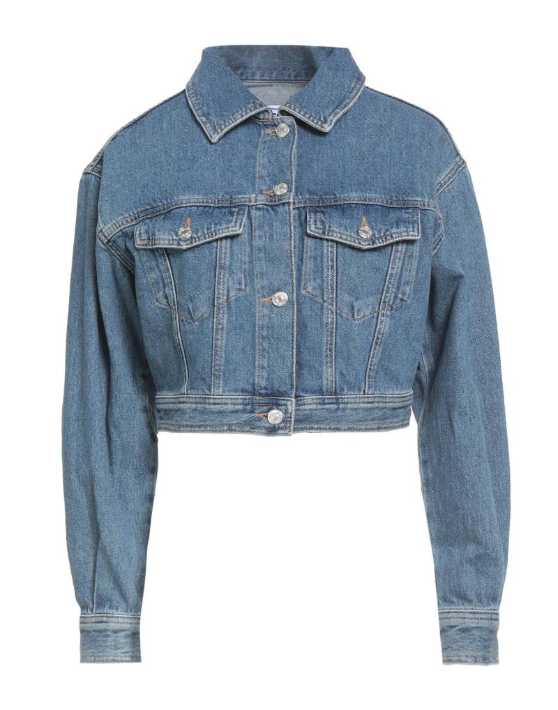 DOLCE&GABBANA Jeansjacke/-mantel Damen Blau von DOLCE&GABBANA