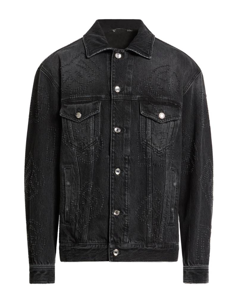 DOLCE&GABBANA Jeansjacke/-mantel Herren Schwarz von DOLCE&GABBANA