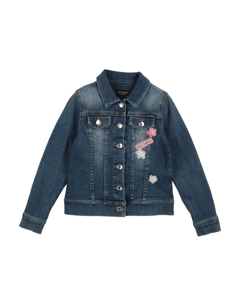 DOLCE&GABBANA Jeansjacke/-mantel Kinder Blau von DOLCE&GABBANA