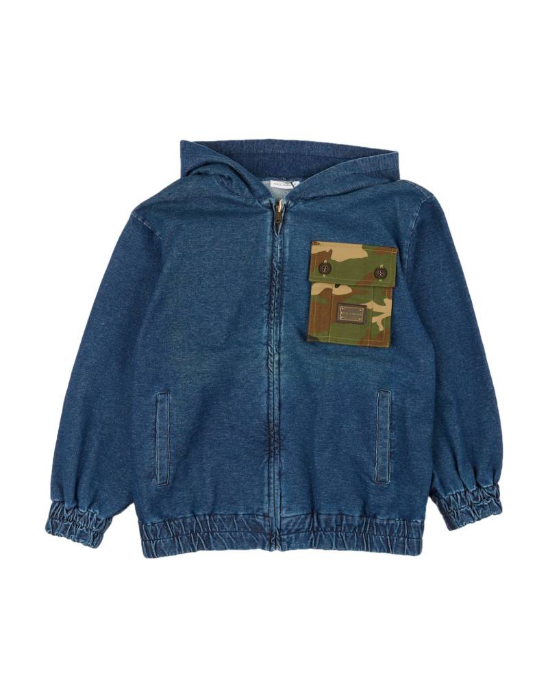 DOLCE&GABBANA Jeansjacke/-mantel Kinder Blau von DOLCE&GABBANA