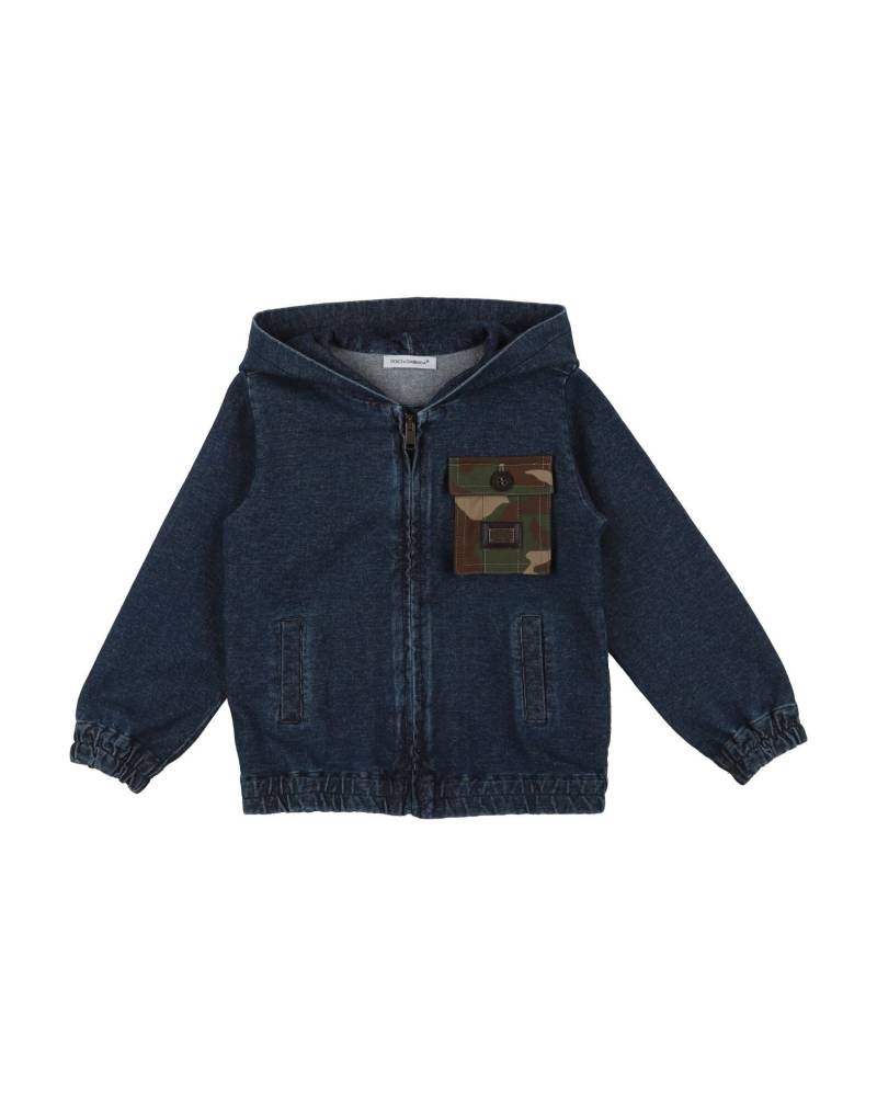 DOLCE&GABBANA Jeansjacke/-mantel Kinder Blau von DOLCE&GABBANA