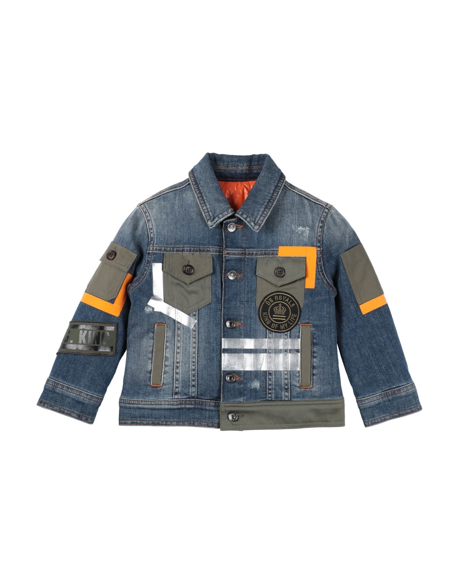 DOLCE&GABBANA Jeansjacke/-mantel Kinder Blau von DOLCE&GABBANA