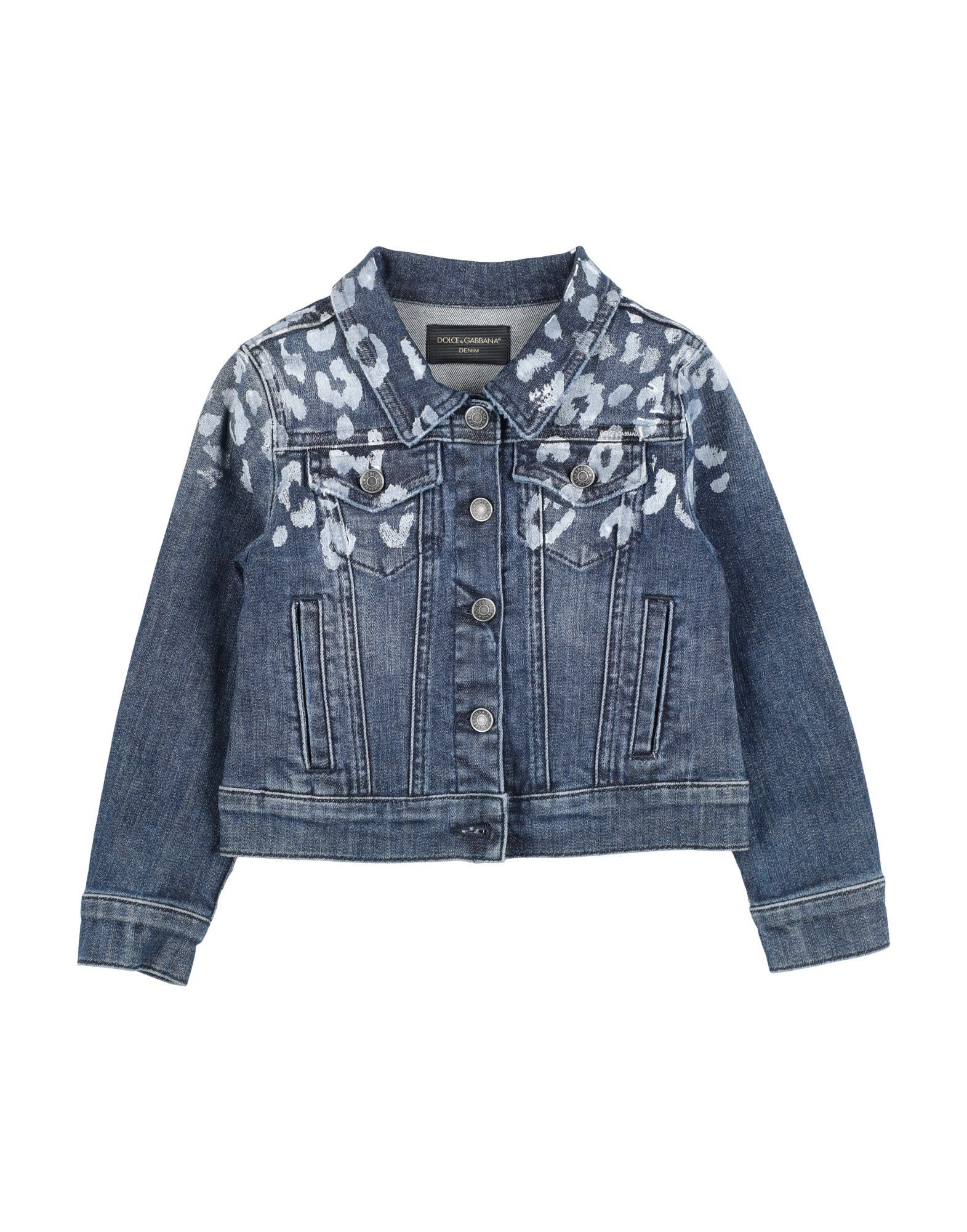 DOLCE&GABBANA Jeansjacke/-mantel Kinder Blau von DOLCE&GABBANA