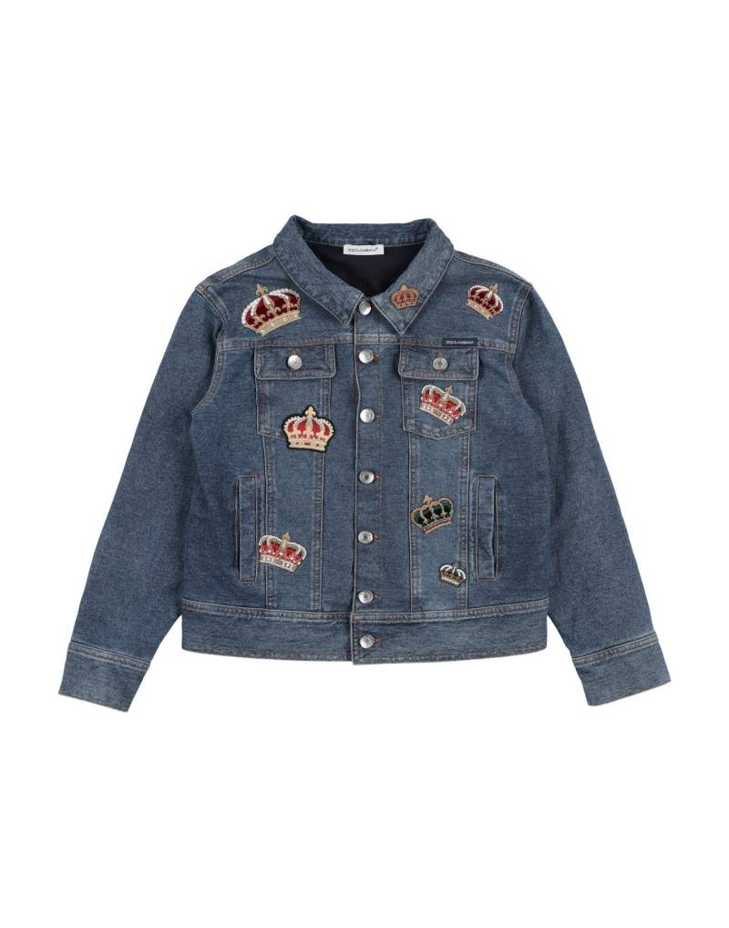 DOLCE&GABBANA Jeansjacke/-mantel Kinder Blau von DOLCE&GABBANA