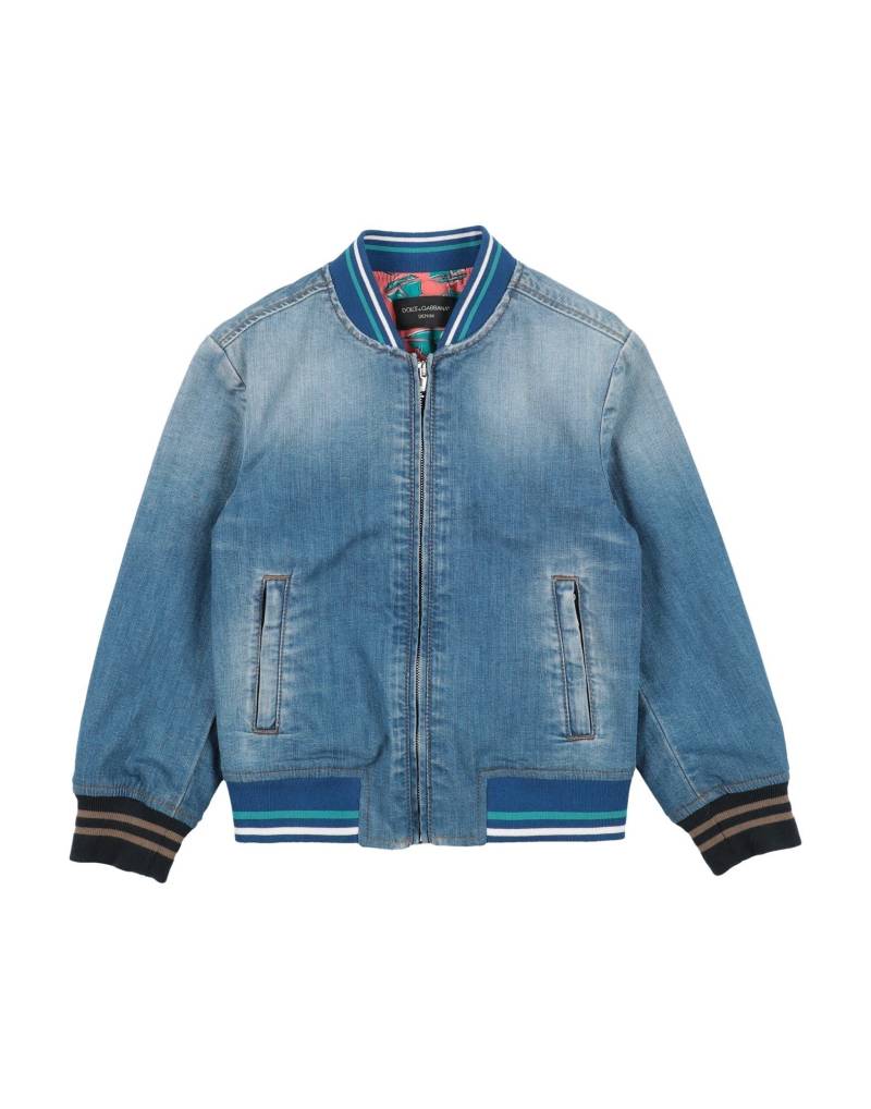 DOLCE&GABBANA Jeansjacke/-mantel Kinder Blau von DOLCE&GABBANA