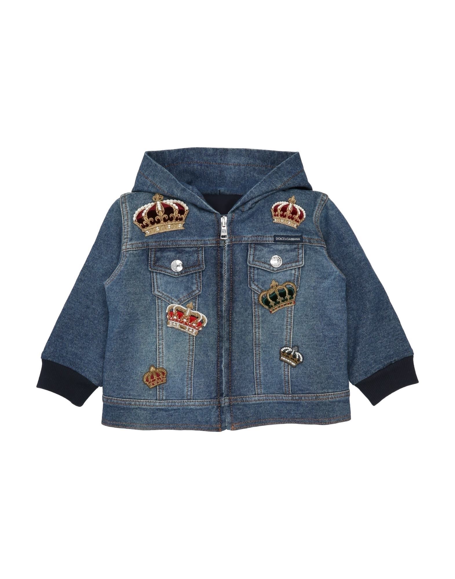 DOLCE&GABBANA Jeansjacke/-mantel Kinder Blau von DOLCE&GABBANA