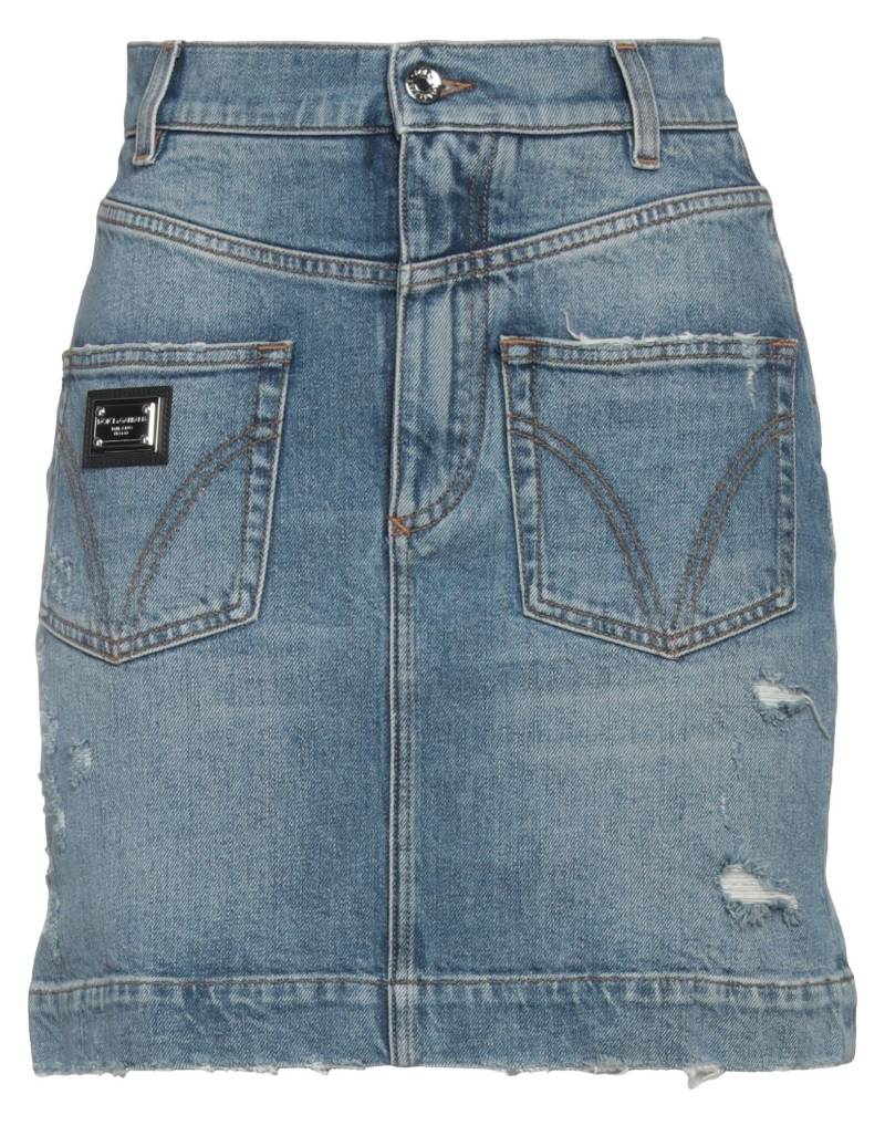 DOLCE&GABBANA Jeansrock Damen Blau von DOLCE&GABBANA